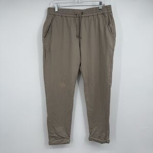 Brunello Cucinelli Womens XL Cotton Blend Drawstring Joggers Sweats Luxury FLAW